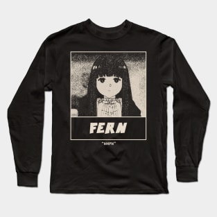 Fern Gloomy Halftone Fanart Design Long Sleeve T-Shirt